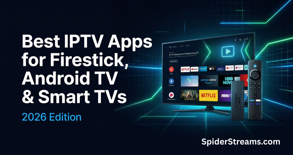 best IPTV apps for Firestick Android TV Smart TV 2026
